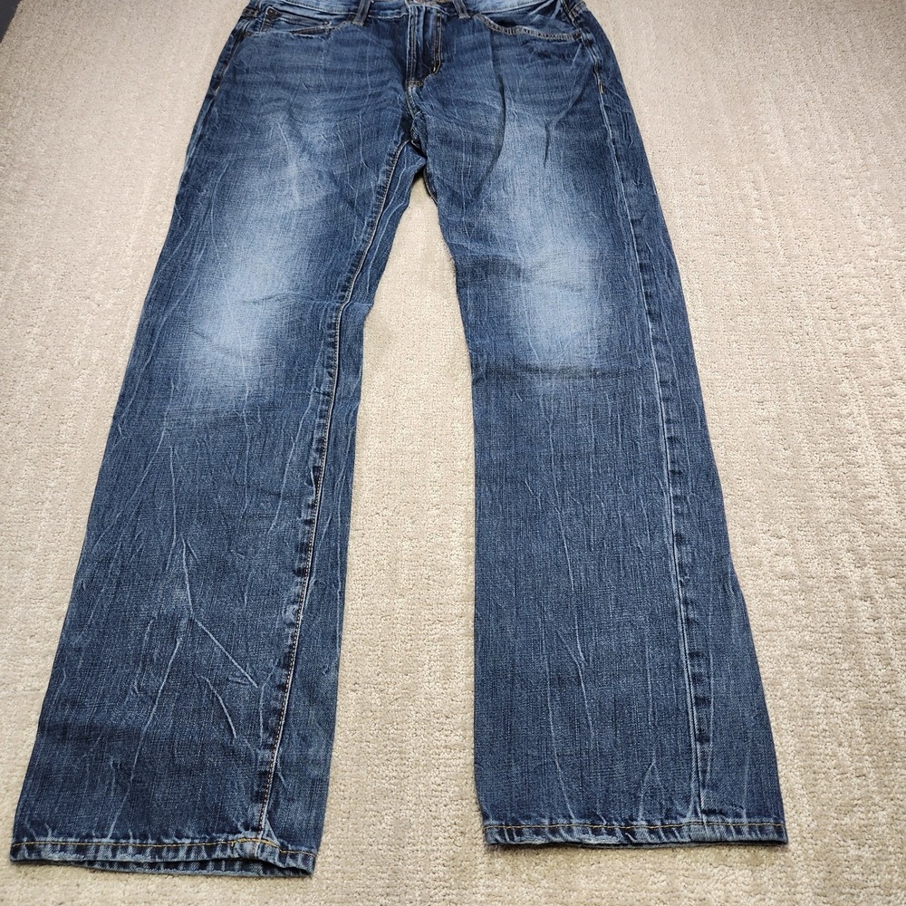 American Eagle Jeans Men 32x34 Orginal Straight Made To‎ Last Cotton Denim
